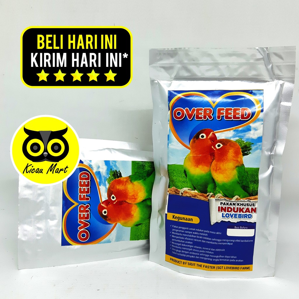 PAKAN MAKANAN INDUKAN INDUK BURUNG LOVEBIRD PENSTABIL BIRAHI BIJI MILLET MILET OVER FEED OVERFEED