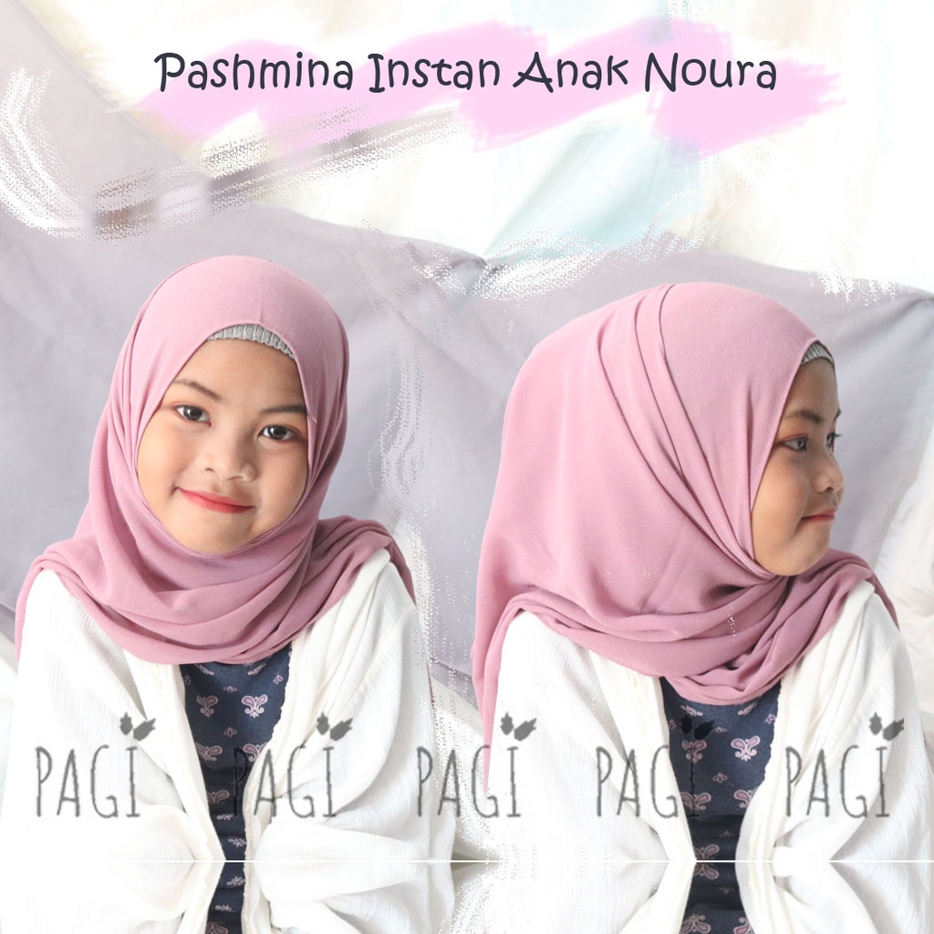 Hijab Anak  Ceruti / Pashmina Anak / 168 cm x 50 cm / PHASMINA INSTAN ANAK | PASMINA INSTAN ANAK 3-10 TAHUN | PASMINA INSTAN KARET ANAK