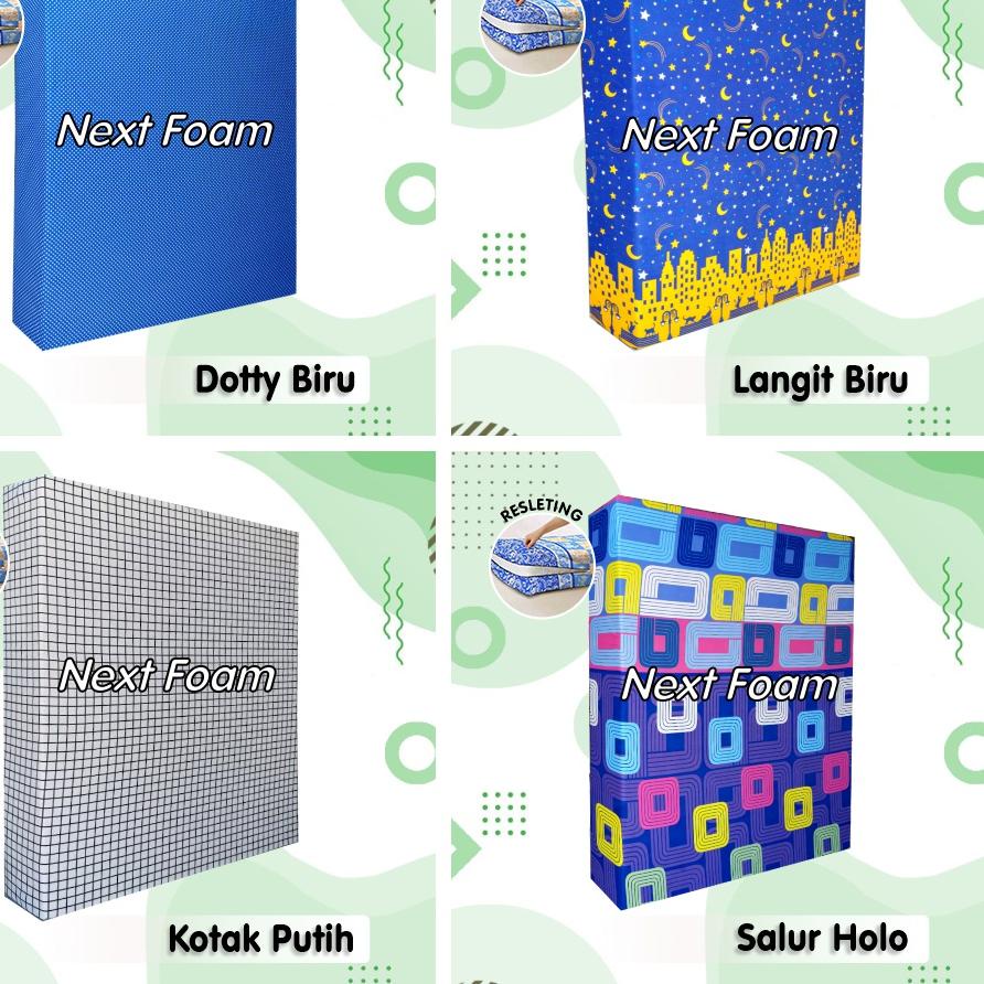 Kekinian - Sarung Kasur Busa Resleting Tebal 40 cm / Cover Kasur Busa Inoac / Sprei Resleting 한