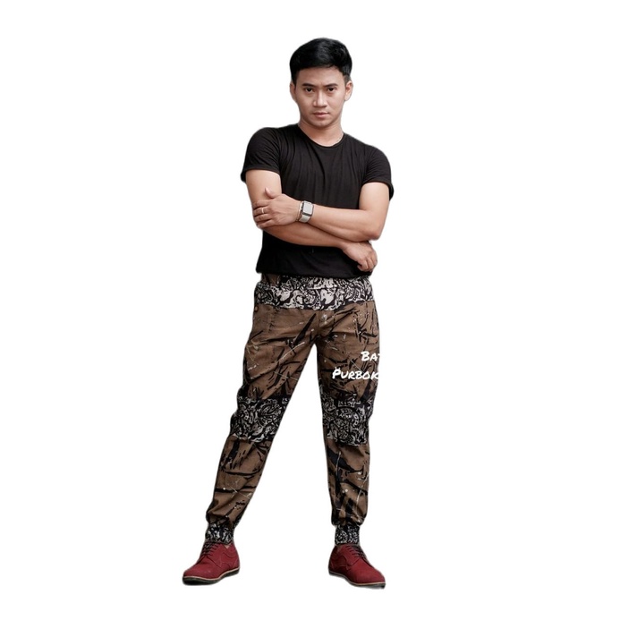 Celana joger batik pria - Celana jogger batik terbaru - Celana batik pria - Celana batik panjang - J