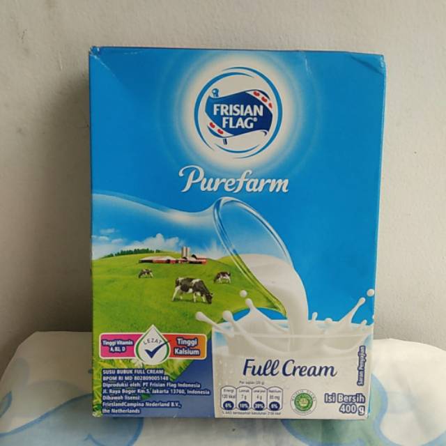 

Susu Bubuk FRISIAN FLAG Purefarm Full Cream 400 g / Susu Bendera