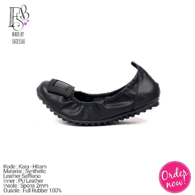 Fsb - KARA Sepatu Flat Shoes Wanita Model Lipat