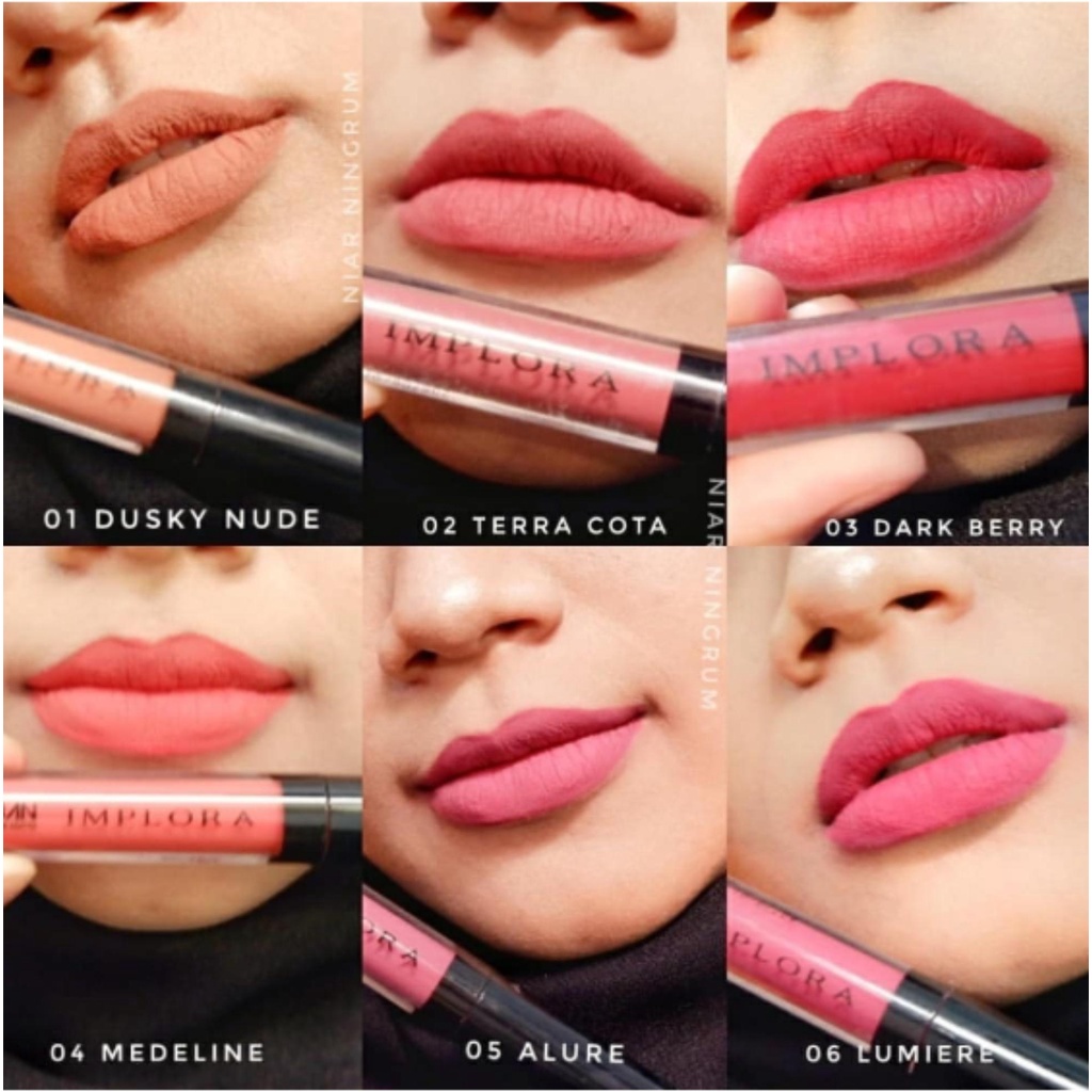 CS1-ORIGINAL Implora Urban Lip Cream Matte BPOM Resmi