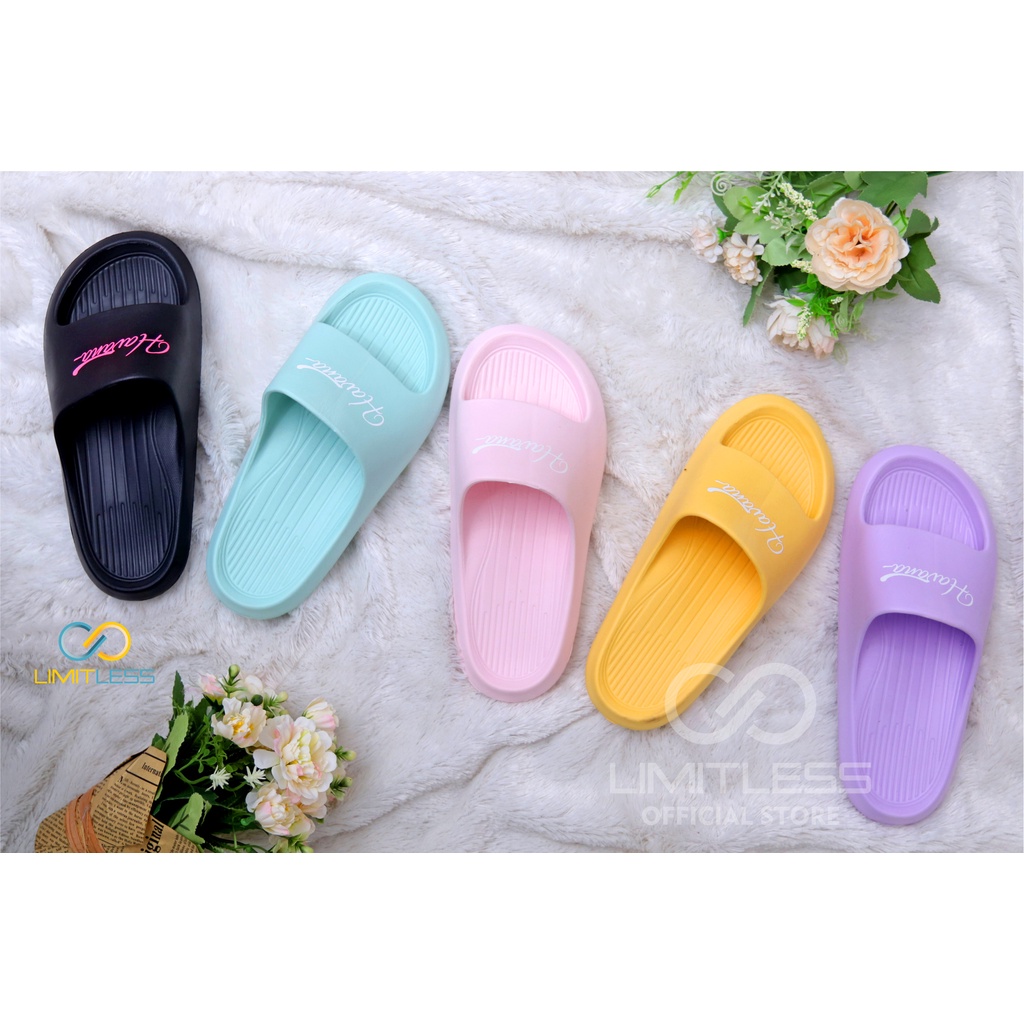 Sandal Wanita Slip On Sendal Strap Sandal Polos Havana Cewek Terbaru Kekinian Korean Style