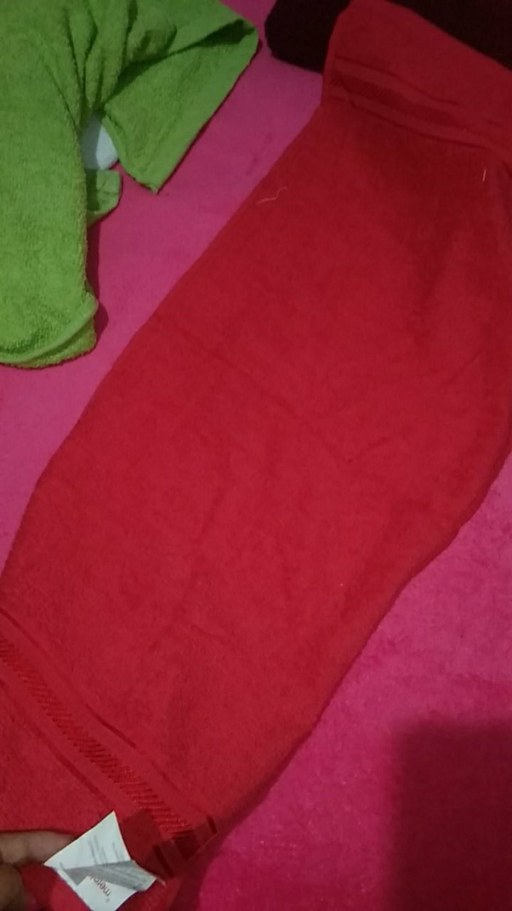 Rc Handuk Olahraga/sport Merah Putih  Berlabel 30x70 Cm Banyak Warna