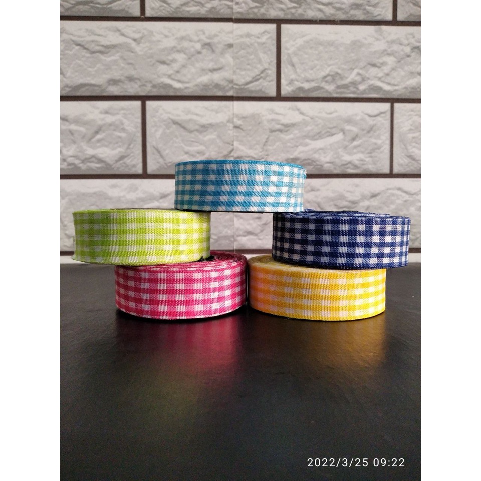 

Pita motif kotak 1 inchi