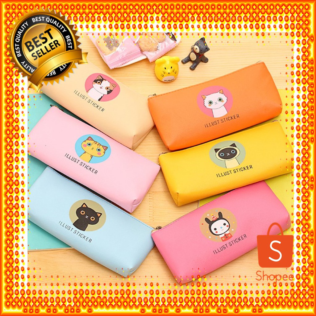 

TP0019 Tempat pensil Sticker Cat