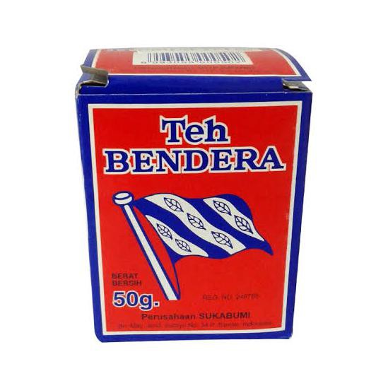 

Teh-Bubuk- Teh Bendera Bubuk 50g 1 BOX ( Isi 10 ) -Dijamin-Halal.