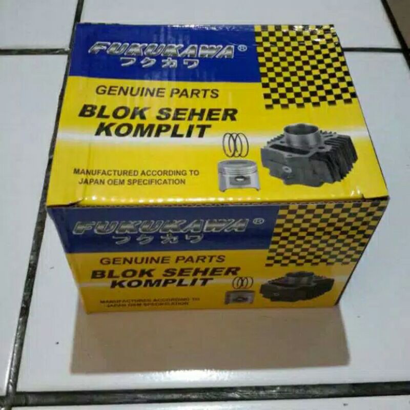 Blok seher + piston kit paket  mio J mio Gt 115 FUKUKAWA