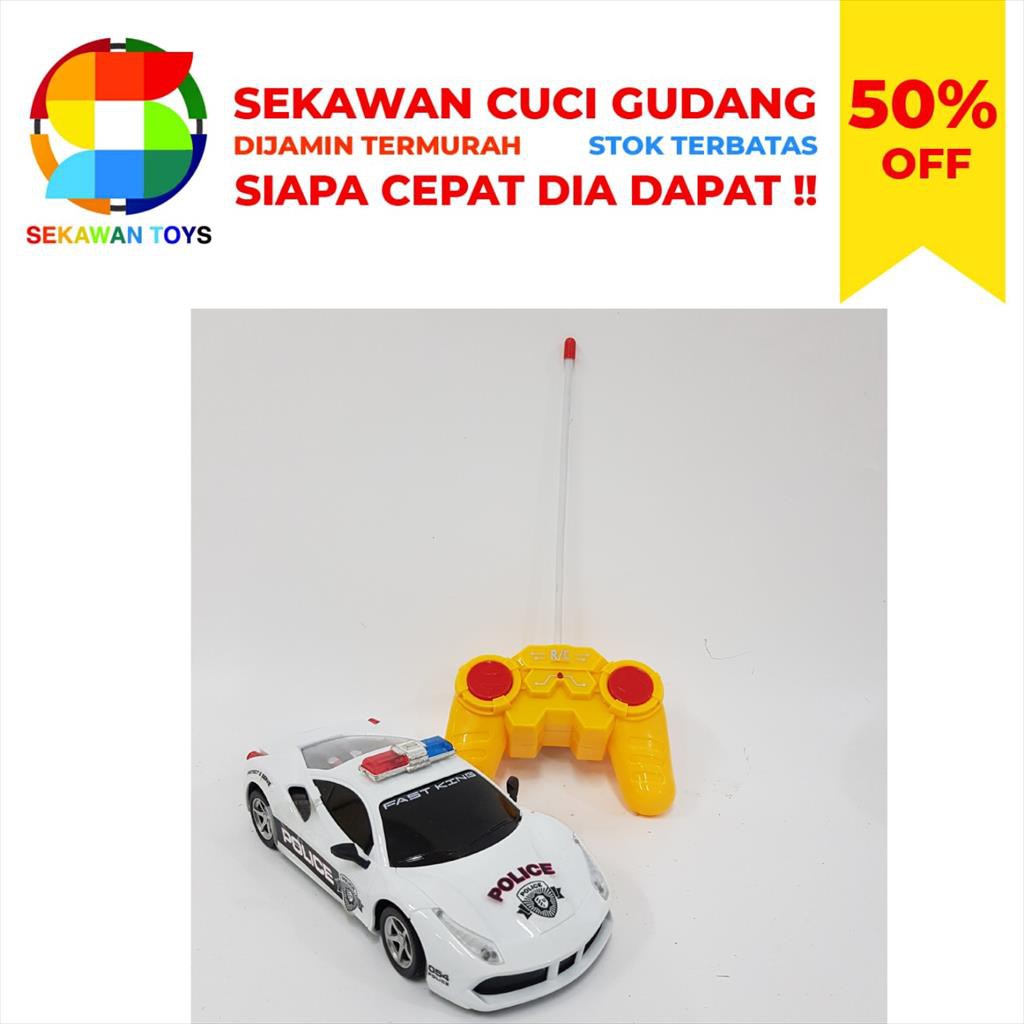 Mainan Mobil Remote Control/  Remote  Top Police Car SEKAWAN SALE!!!