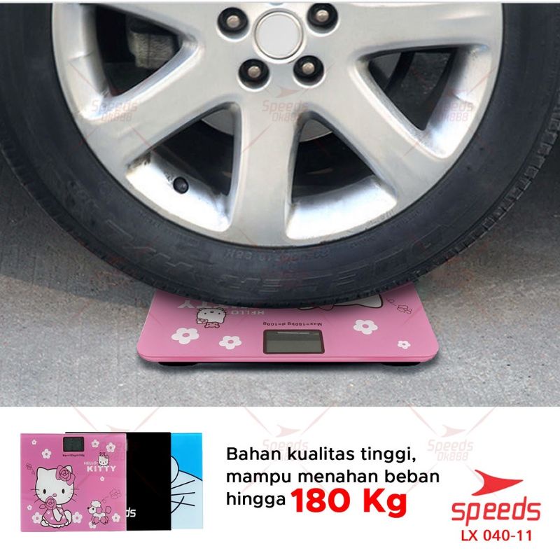 Timbangan Badan Digital Karakter Goto Mawmaw Timbangan Badan Kaca Digital Karakter Body Scale 180 Kg