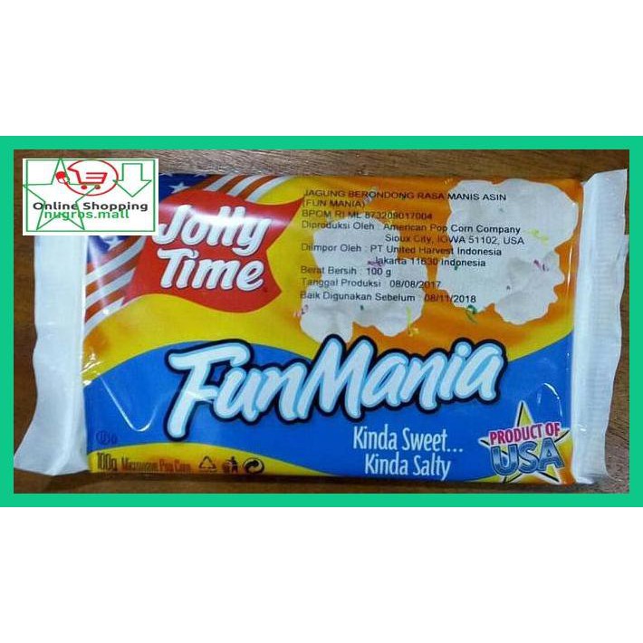 

U79Iytut- Promo Popcorn Jolly Time "Fun Mania" Ae5Wrf4-
