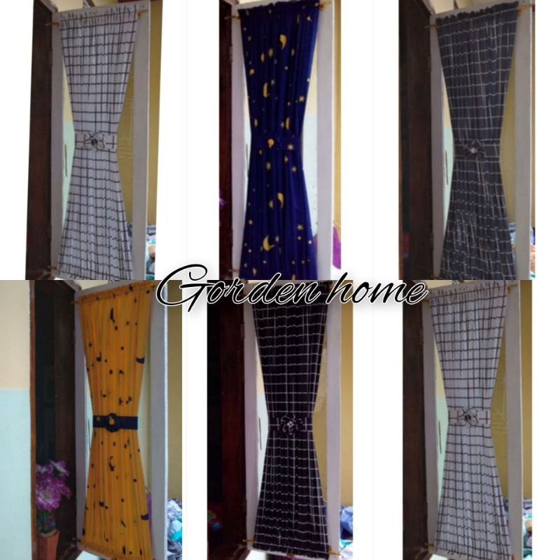 gorden minimalis model kupu kupu gorden jendela spiral tebal