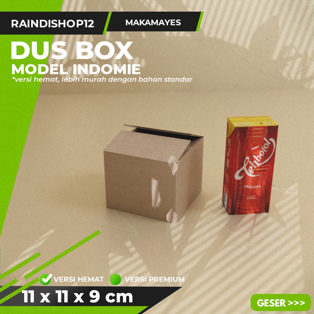 

BOX 11 X 11 X 9 CM KARDUS KOTAK KEMASAN PACKAGING KADO POLOS