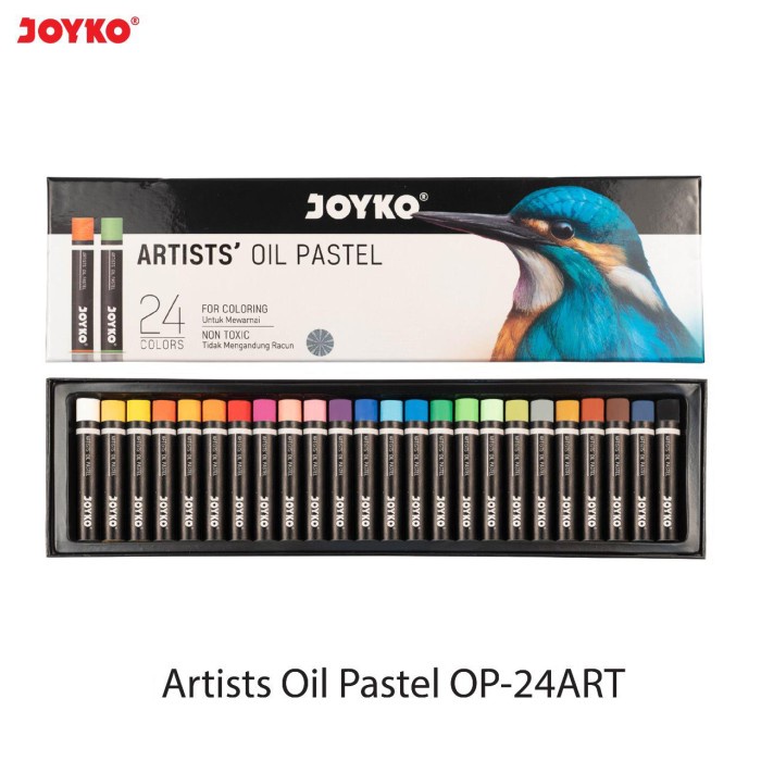 

(DISKON TERMURAH) Joyko Artist Oil Pastel OP-24ART Crayon 24 Colour Warna OP24ART Krayon