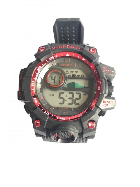 Jam tangan sporty digital visica fashion watch anti air