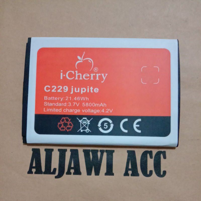 Batre Batere Baterai i-Cherry C229 icherry C216 C229 Jupiter Original Battery Handphone