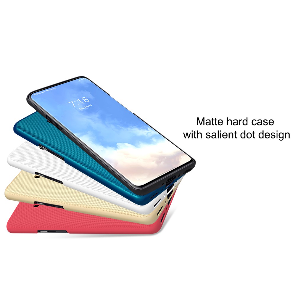 Hard Case Oneplus 7T Pro Nillkin Frosted Shield Casing Original