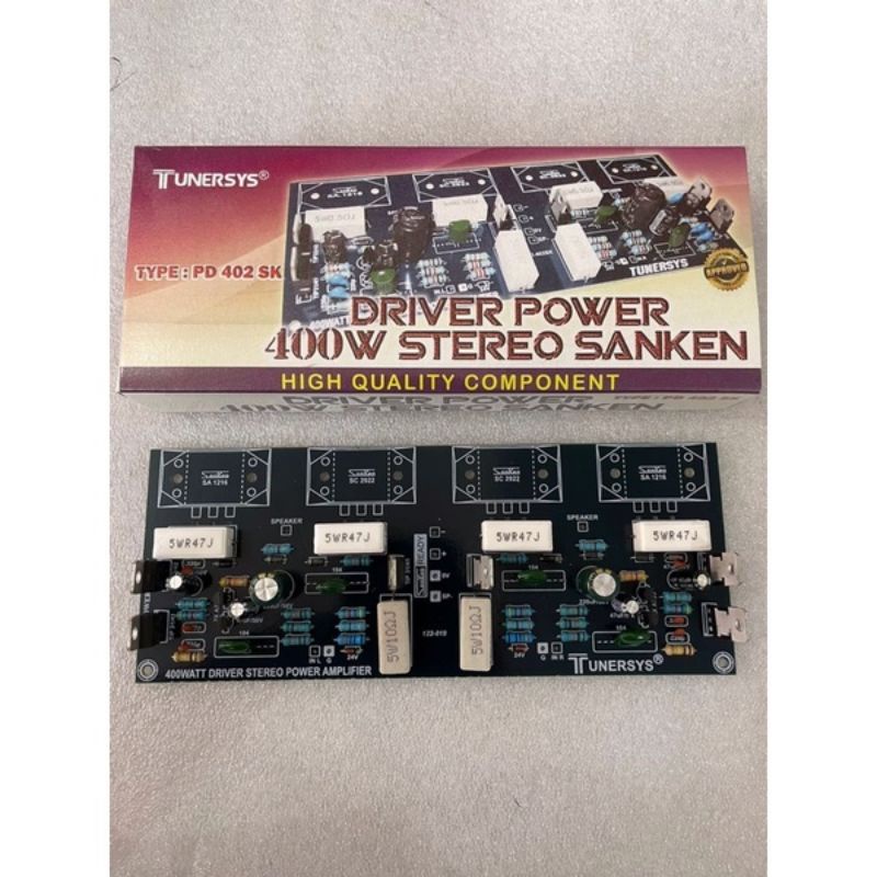 Driver Power 400W Stereo Sanken PD402SK Tunersys