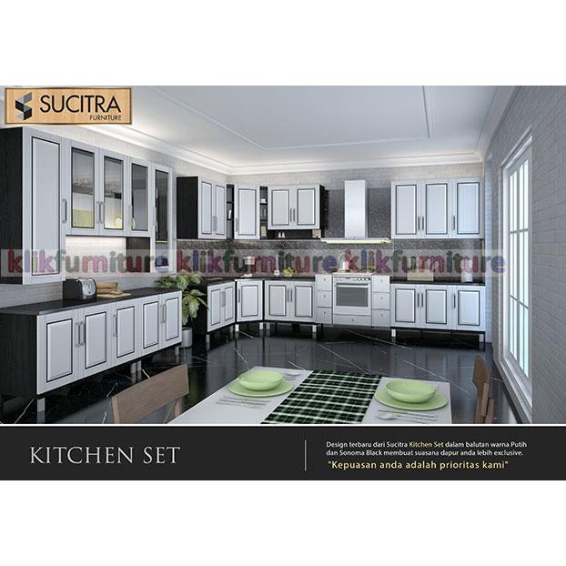 READY COD KCA 5112 Sucitra Kitchen Set Atas 2 Pintu BOOM SALE Kode 853