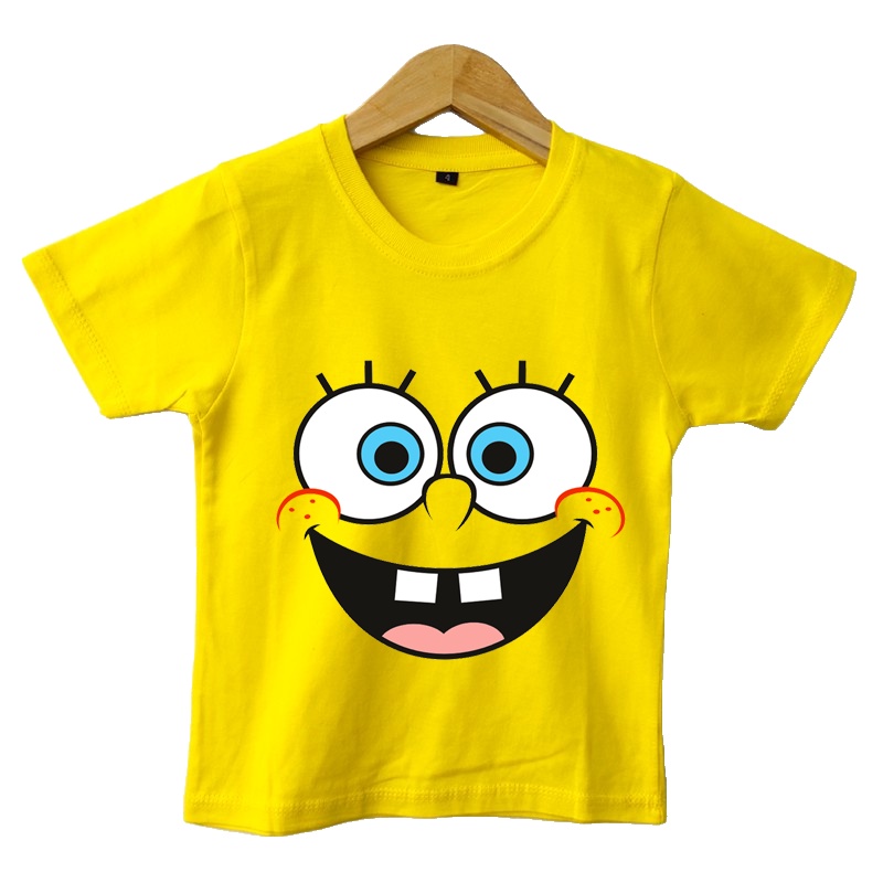 KAOS ANAK LAKI LAKI &amp; PEREMPUAN SPONGEBOB SERIES