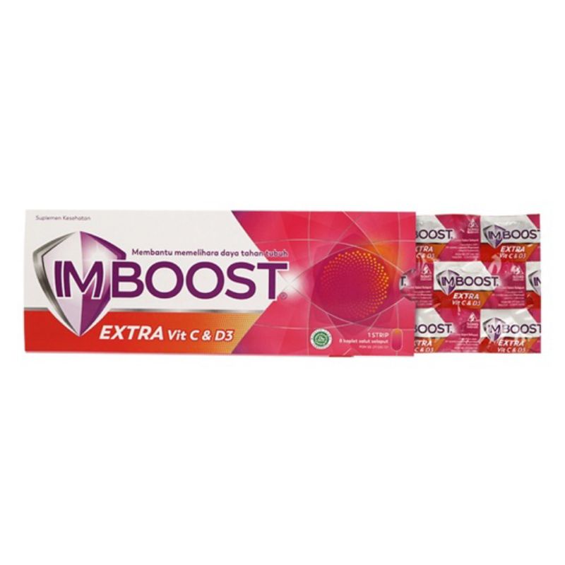 imboost vit c &amp; D3 1 strip 8tablet