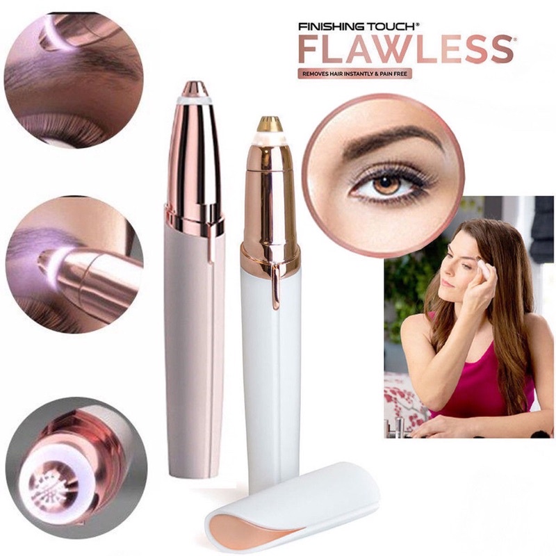 Alat Pencukur Alis Elektrik/alat pencukur alis otomatis/Alat pencukur Alis Elektrik flawless eyebrow original