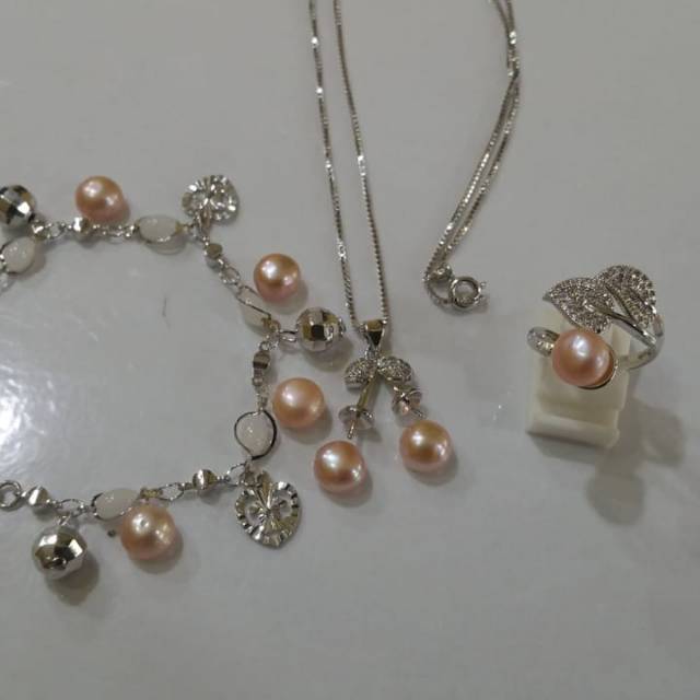 Set perak/mutiara lombok