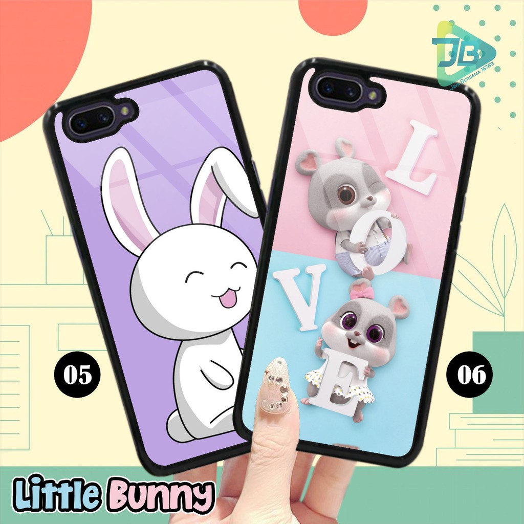 HARDCASE 2D GLOSSY LITTLE BUNNY OPPO VIVO XIAOMI SAMSUNG REALME IPHONE ALL TYPE JB4678