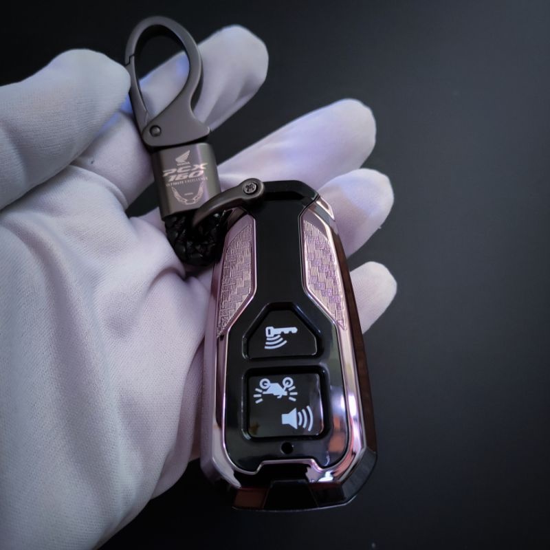 Gantungan kunci case casing cover remote keyless motor honda all new pcx 160-Key case model 1