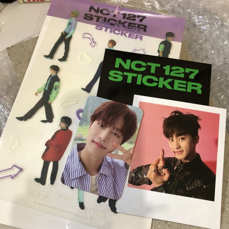 md sticker glow in the dark taeil pc mark pola gitd
