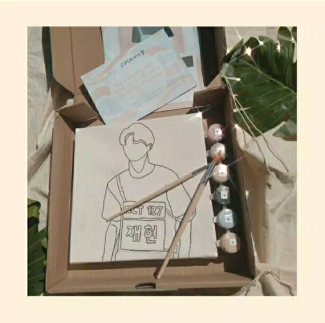 DIY PAINTING KIT NCT || DIY Gambar member NCT || NCT MEMBER PAINTING