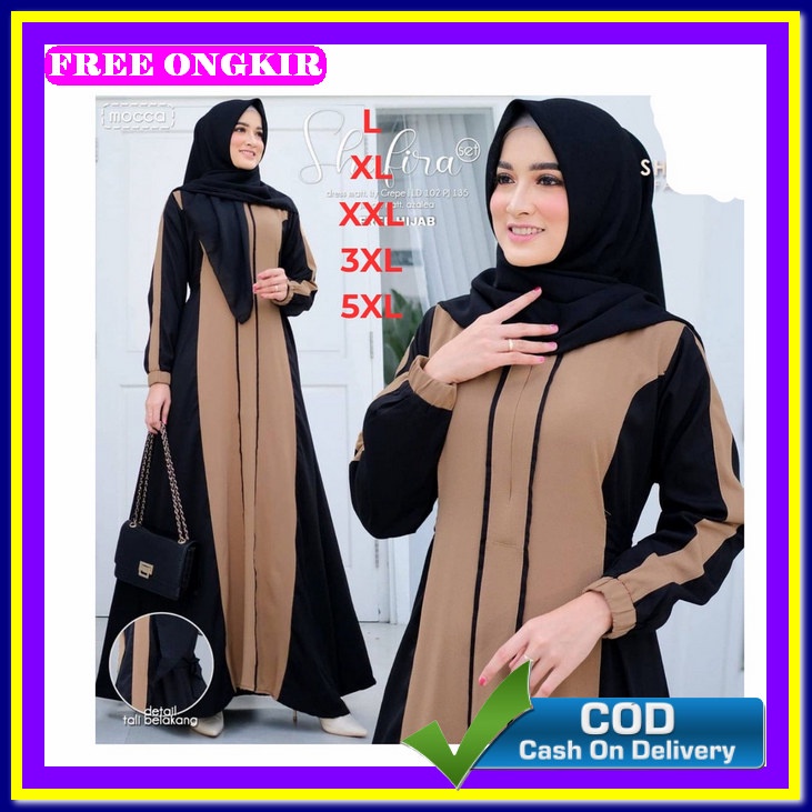 Baju Gamis Kekinian Terbaru Bju Lebaran2024 Baju Gamis Wanita Murah Bj Buslim Wanita Fashion Muslima
