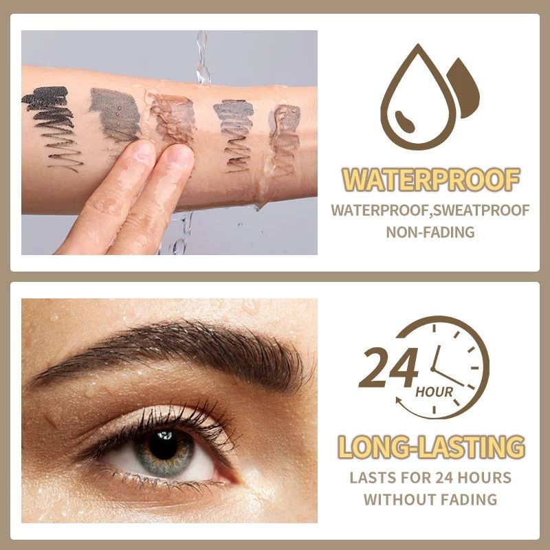 4D TIP EYEBROW PENSIL ALIS TATTOO MICROBLADING TAHAN LAMA ANTI AIR