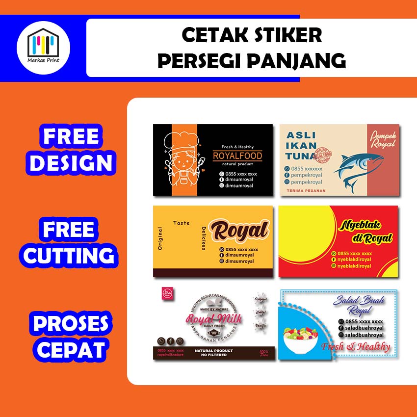 

Stiker Kotak 2,5x5,5 cm/Cetak Stiker Makanan/Stiker Logo/Stiker Minuman/Stiker Produk/Stiker Kemasan/Stiker Free Desain/Stiker Free Cutting/Stiker Makanan dan Minuman/Stiker Custum Free Desain/Stiker Murah/StikerLabel Produk