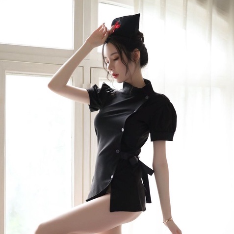 LI-132 lingerie pakaian dalam baju tidur wanita nurse perawat cosplay