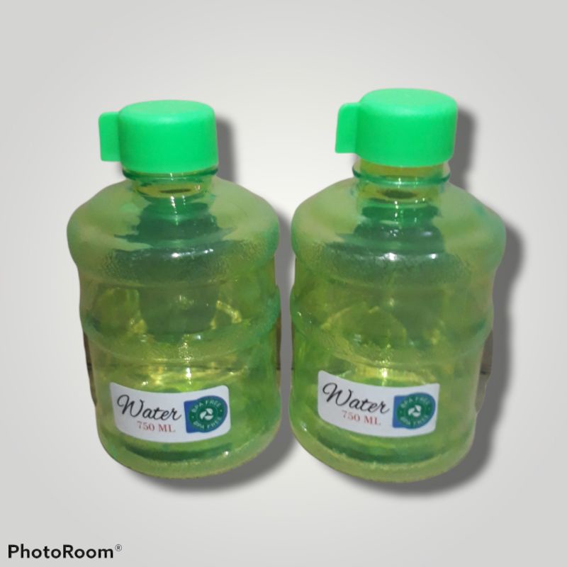 Botol minum model galon unik 600ml / botol air minum bpa free