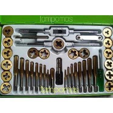 Senai Dan  Tap Set 40 Pcs Tekiro - Tap And Dies Set Tekiro 40 Pcs Alat Senai Dan Tap Lengkap Tekiro