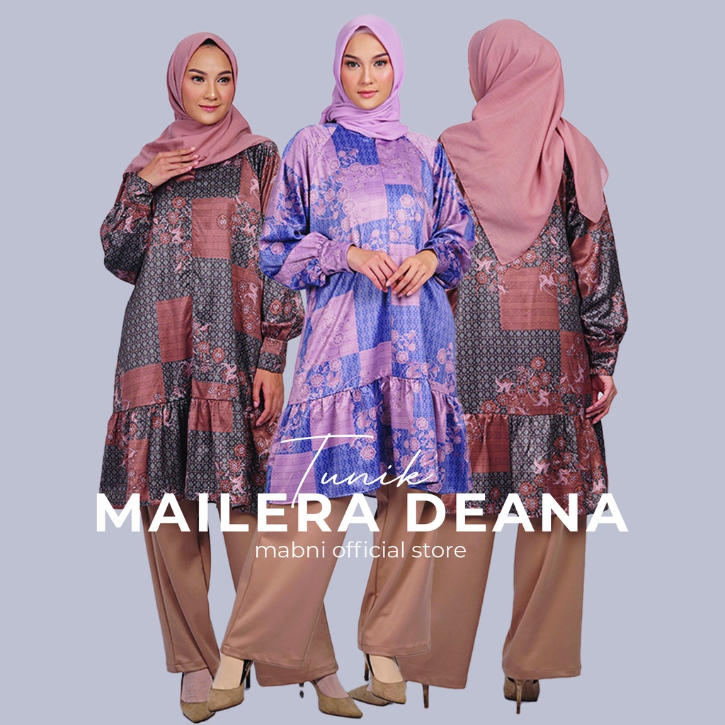 TUNIK BUSUI MOTIF ELZATTA TERBARU 2022 (TUNIK MAILERA DEANA)