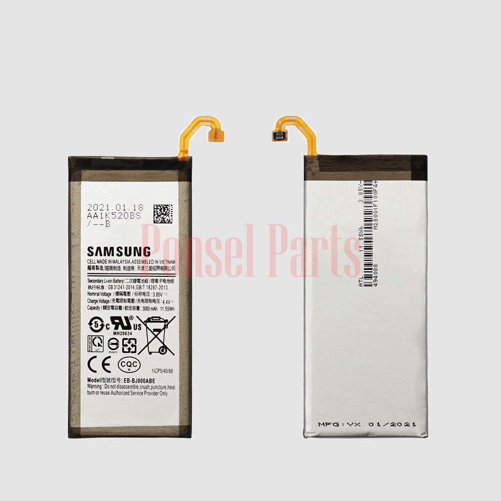 Baterai Compatible for Samsung J6 2018 / J8 2018 / A6 2018