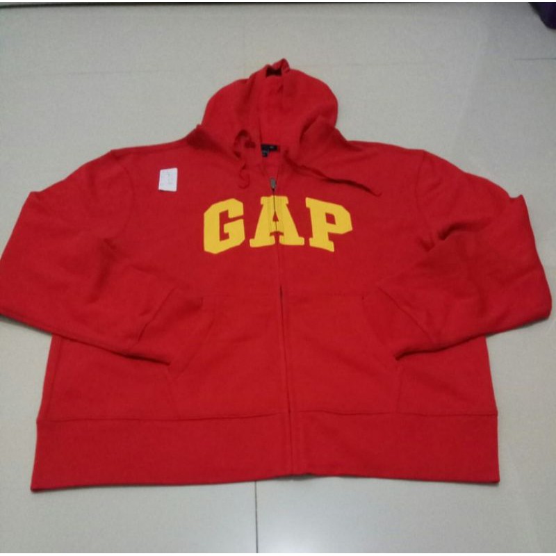 Zip Hoodie GAP Baru Original Size XXL Bahan Cotton Fleece 
Komposisi 
Katun 77%
Polyster 23%