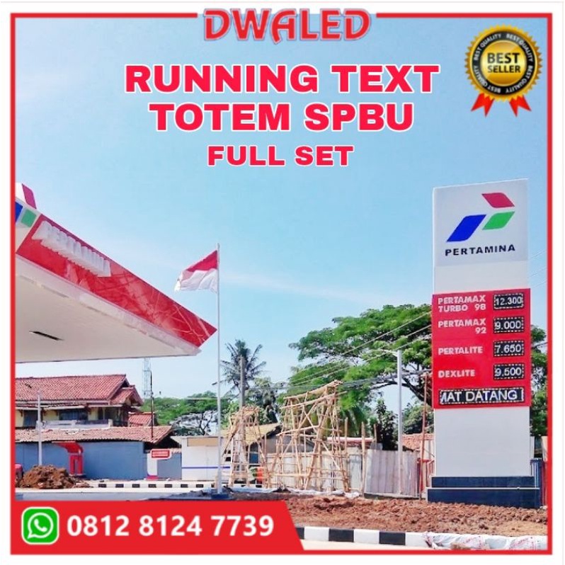 Totem Running text SPBU Full Set