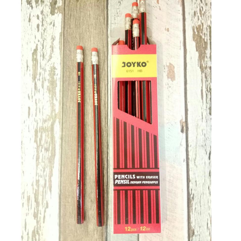 

(M2U6) ★ Pensil HB 6151 Joyko (12pcs) //Diskon@lebaran