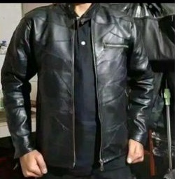 jaket sambung kulit domba asli