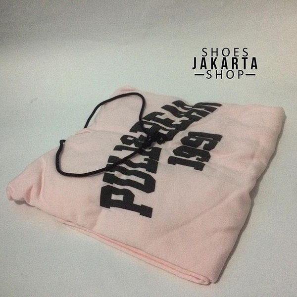 PROMO Sweater hoodie pull and bear baby pink original