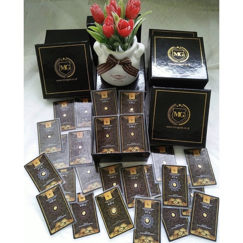 MINIGOLD BLACK SERIES 0.25gram|0.5gram|1gram|1.5gram/Logam Mulia
