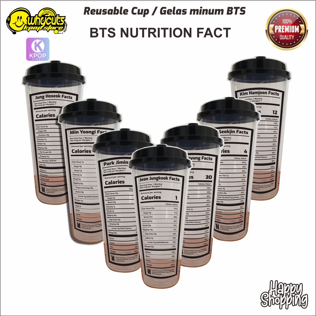 ReusableCup Bts Fact 700ml tahan panas dan dingin