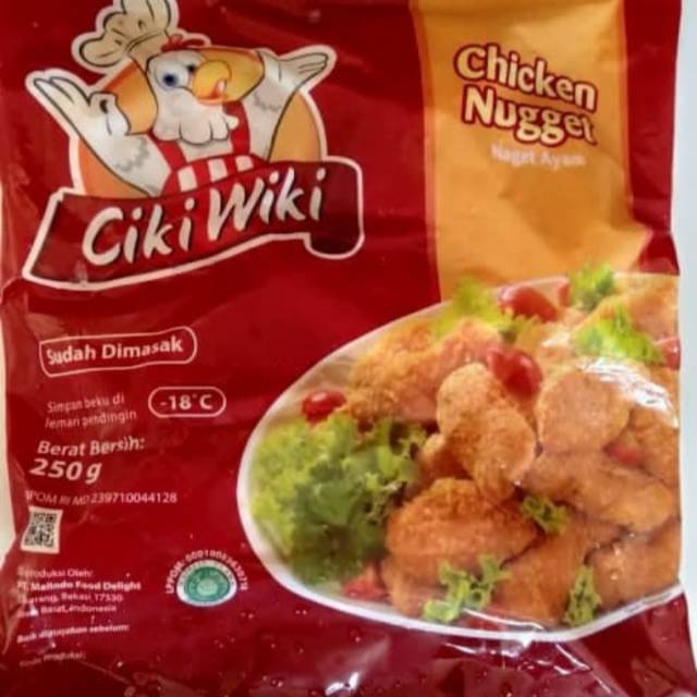 

Ciki Wiki Chicken Nugget 250gr