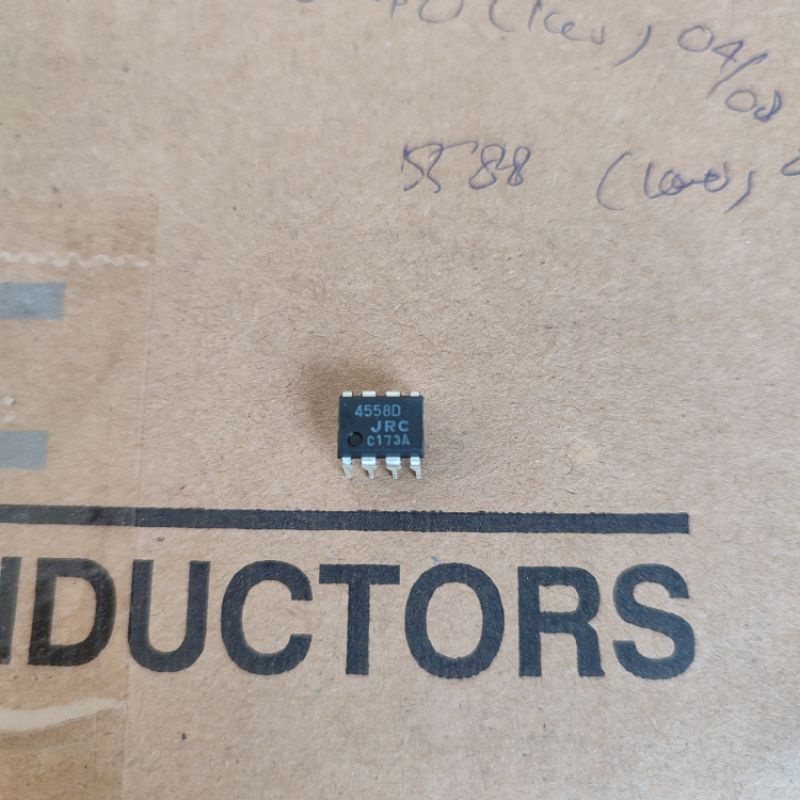 ic jrc4558 original op amp jrc 4558 dip 8 asli