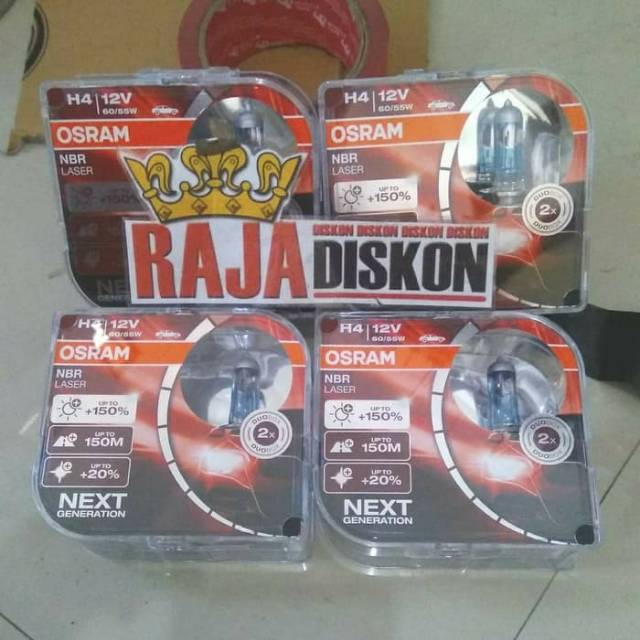 Osram NBR Laser Next Generation H4 Lampu Mobil